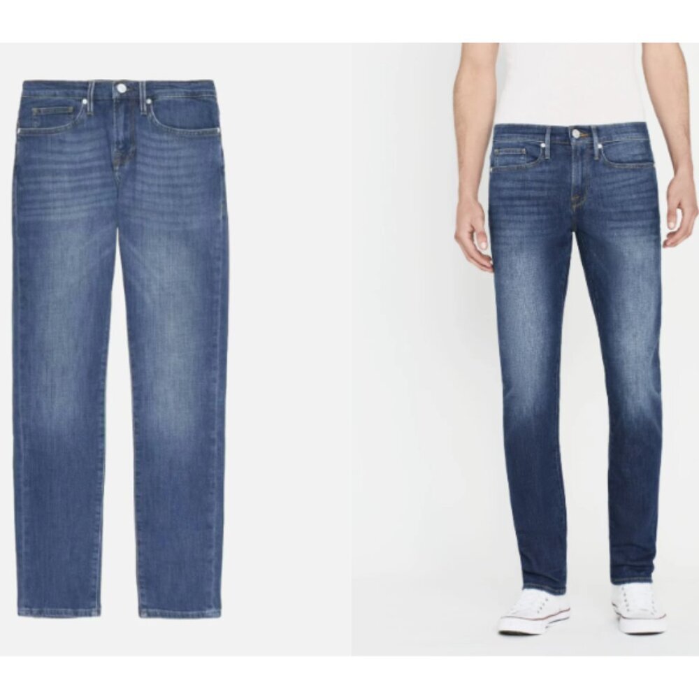 FRAME - L'Homme Slim Fit Medium Wash Jeans Blake- Men's Size 30​